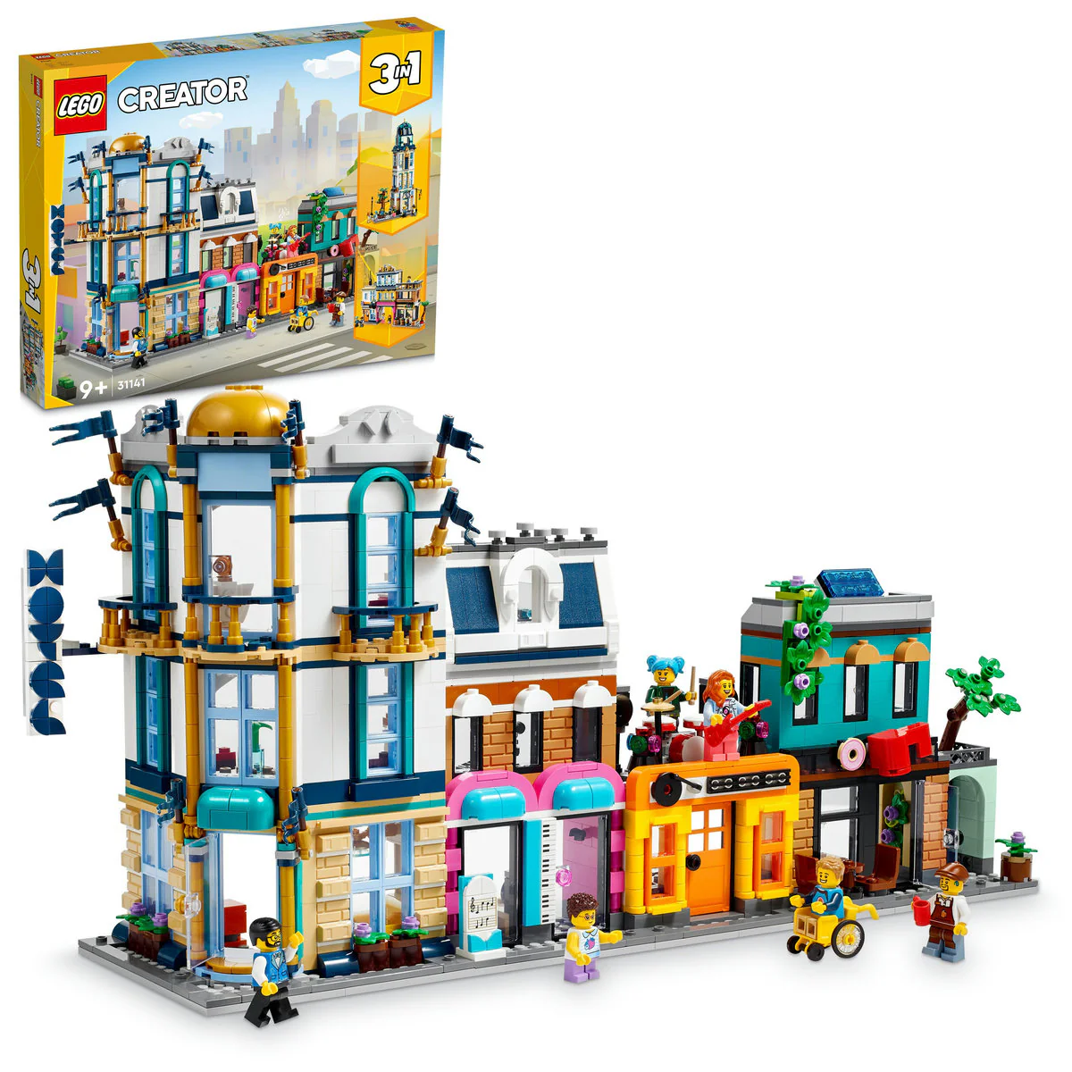 LEGO Creator 3in1 Main Street Building Toy Set 31141 - Image 4