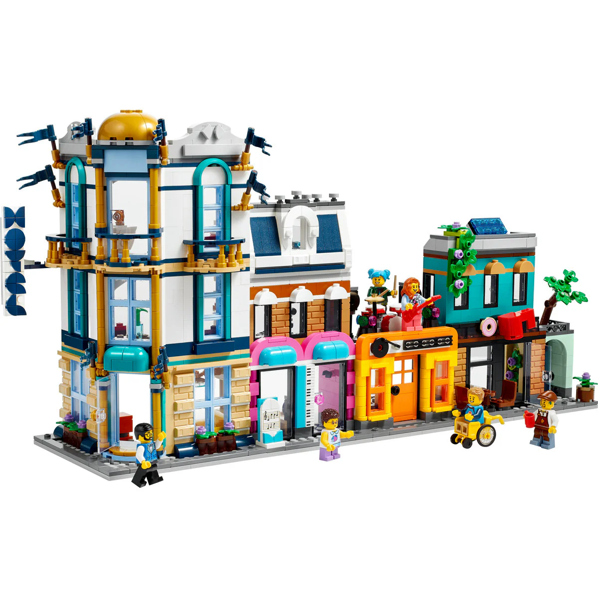 LEGO Creator 3in1 Main Street Building Toy Set 31141 - Image 5