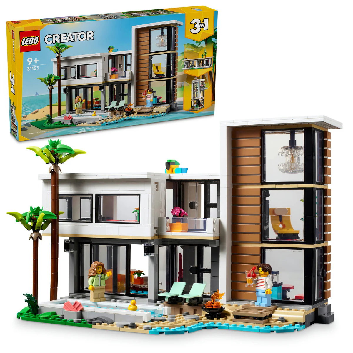 LEGO Creator 3in1 Modern House Toy for Kids 31153 - Image 4