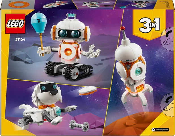 LEGO Creator 3in1 Space Robot Toy, Figure Set 31164 - Image 3
