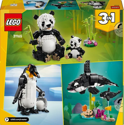 LEGO Creator 3in1 Wild Animals: Panda Family 31165 - Image 3
