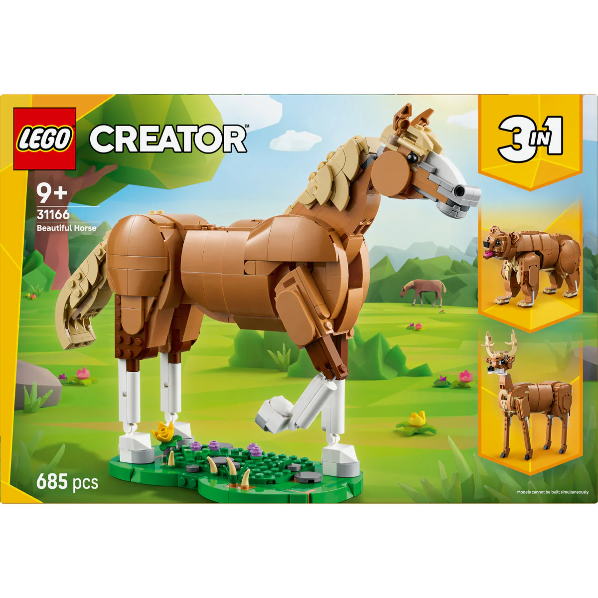 LEGO Creator 3in1 Beautiful Horse Toy 31166 - Image 3