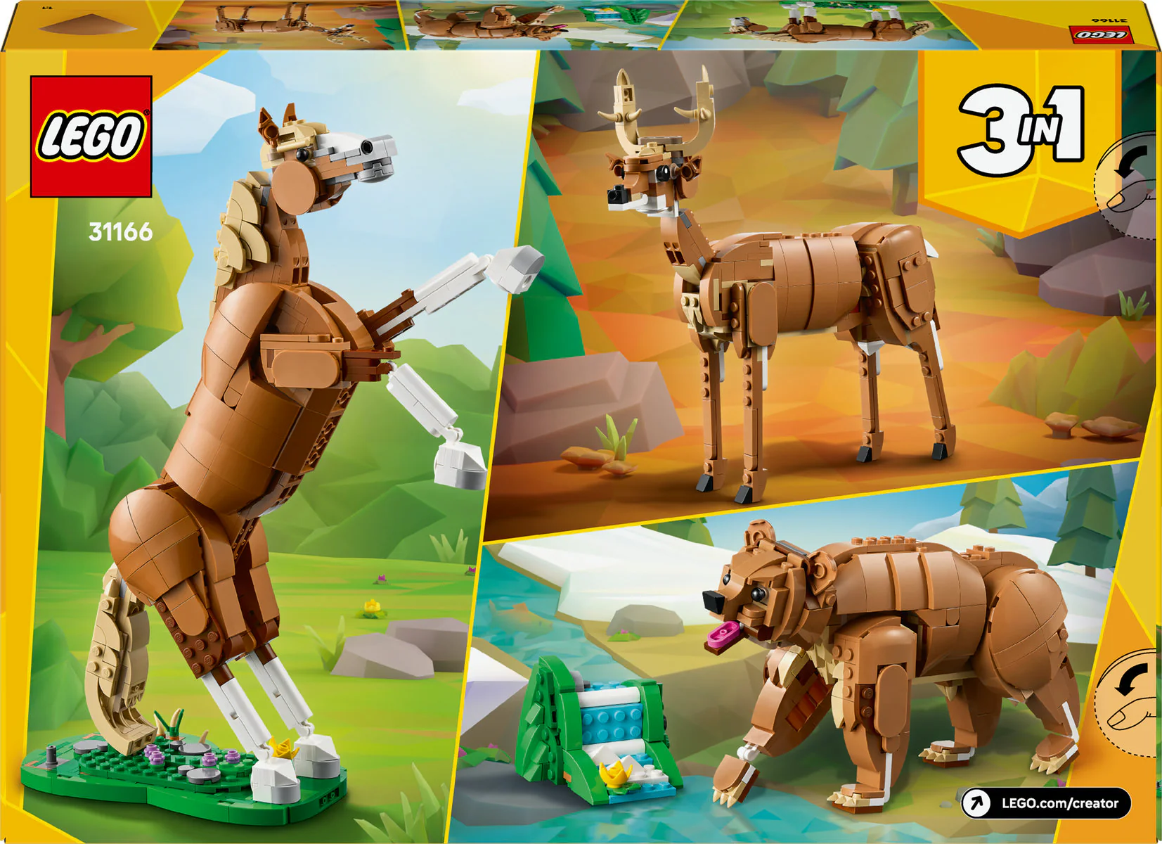 LEGO Creator 3in1 Beautiful Horse Toy 31166 - Image 4
