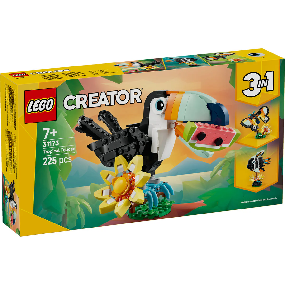LEGO Creator 3in1 Wild Animals: Tropical Toucan 31173 - Image 2
