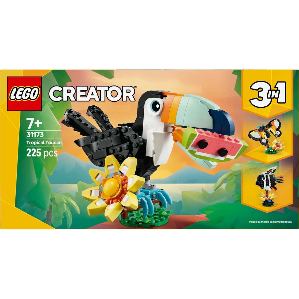 LEGO Creator 3in1 Wild Animals: Tropical Toucan 31173 - Image 3