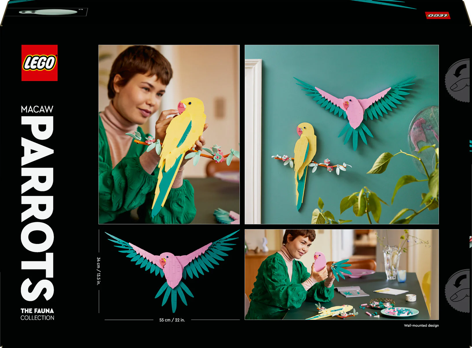 LEGO Art The Fauna Collection – Macaw Parrots 31211 - Image 3