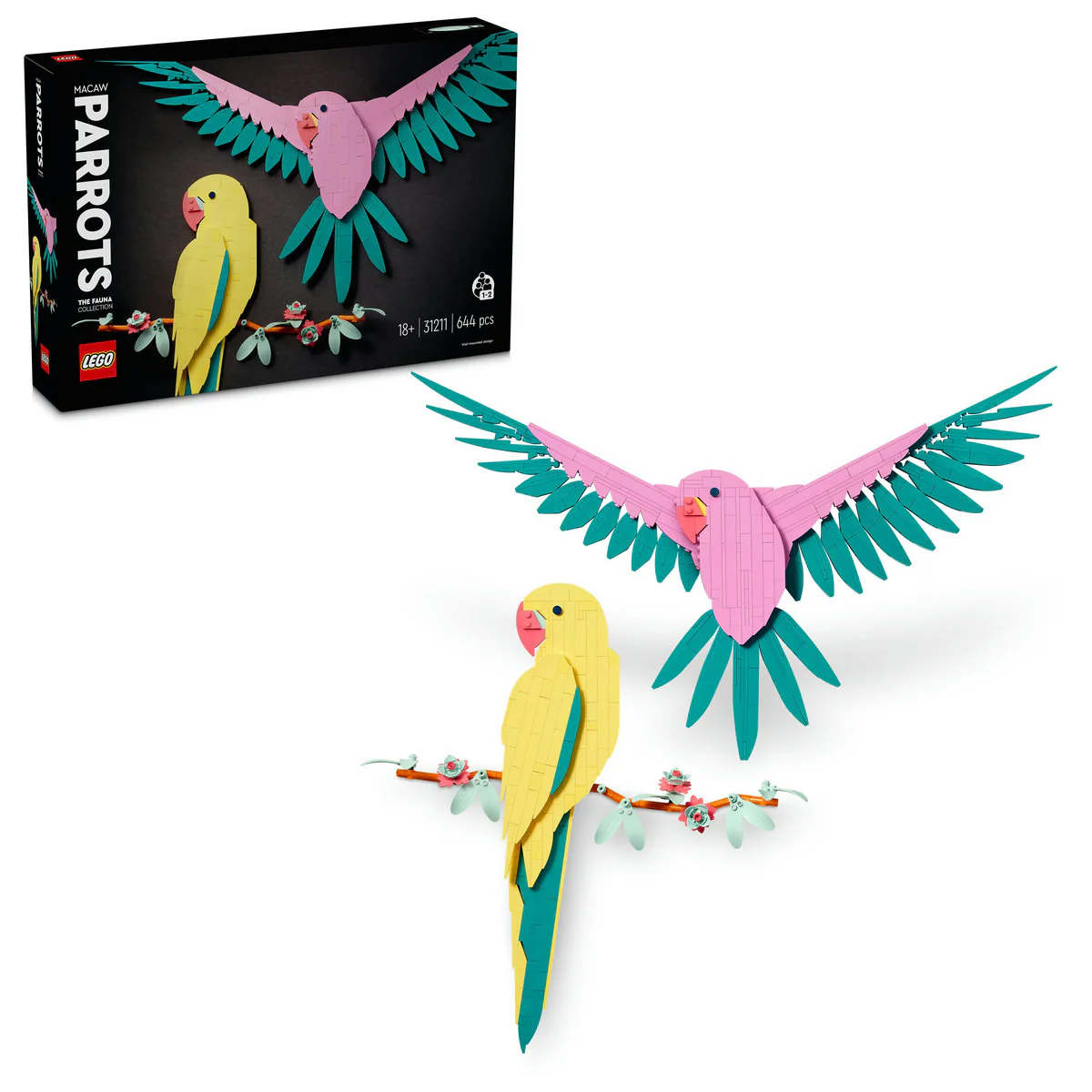 LEGO Art The Fauna Collection – Macaw Parrots 31211 - Image 4
