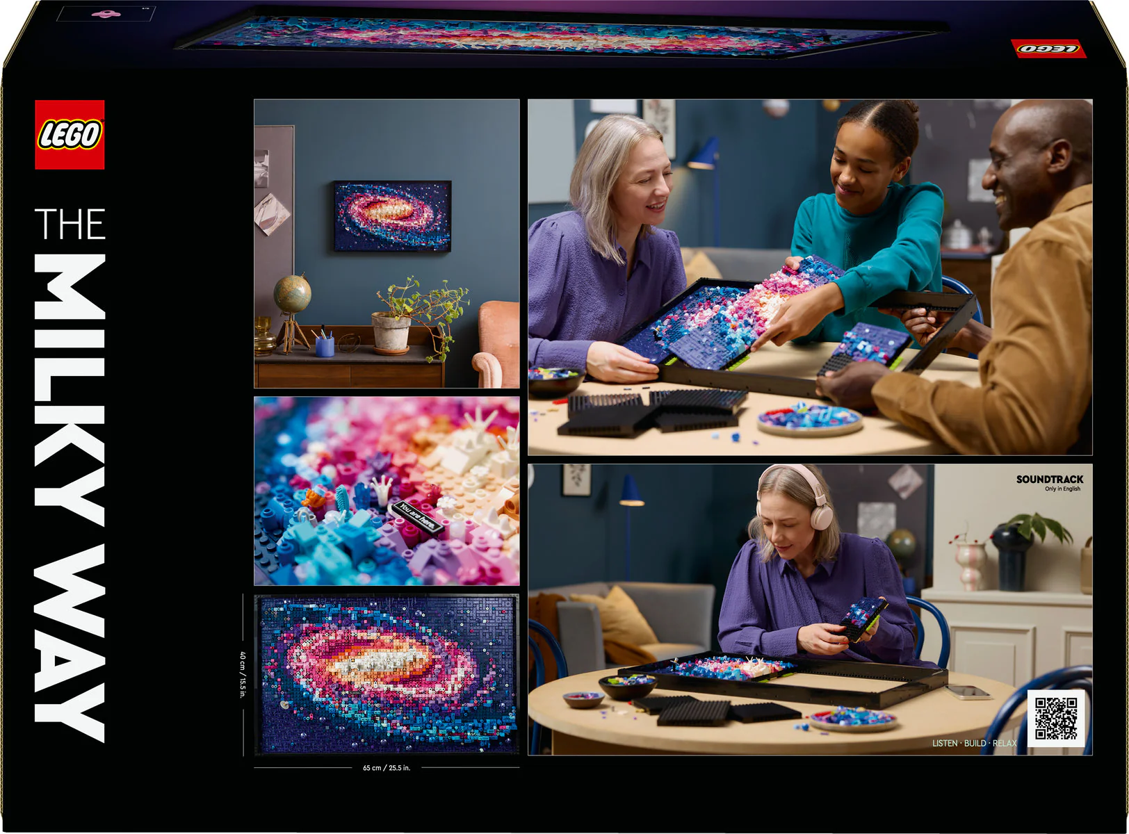 LEGO Art The Milky Way Galaxy Wall Art Set 31212 - Image 3