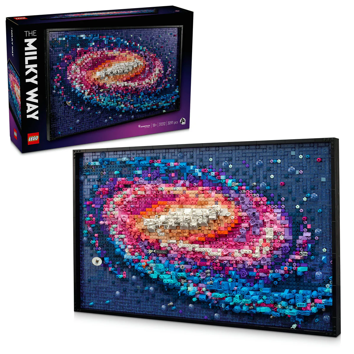 LEGO Art The Milky Way Galaxy Wall Art Set 31212 - Image 4