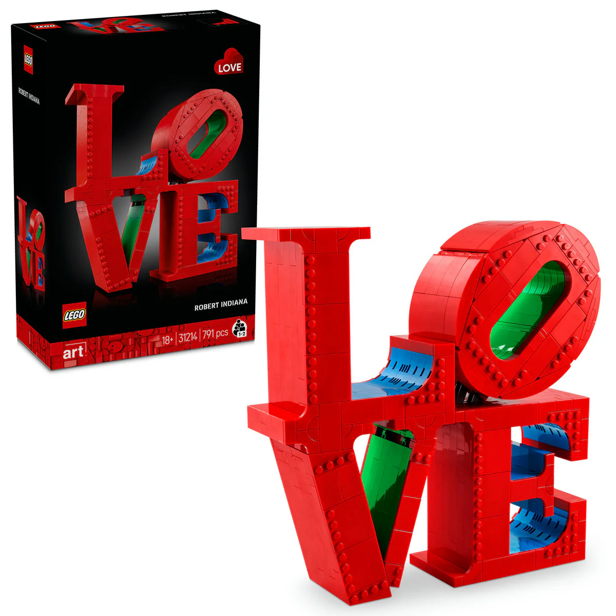LEGO Art LOVE Home Decor Set for Adults 31214 - Image 2