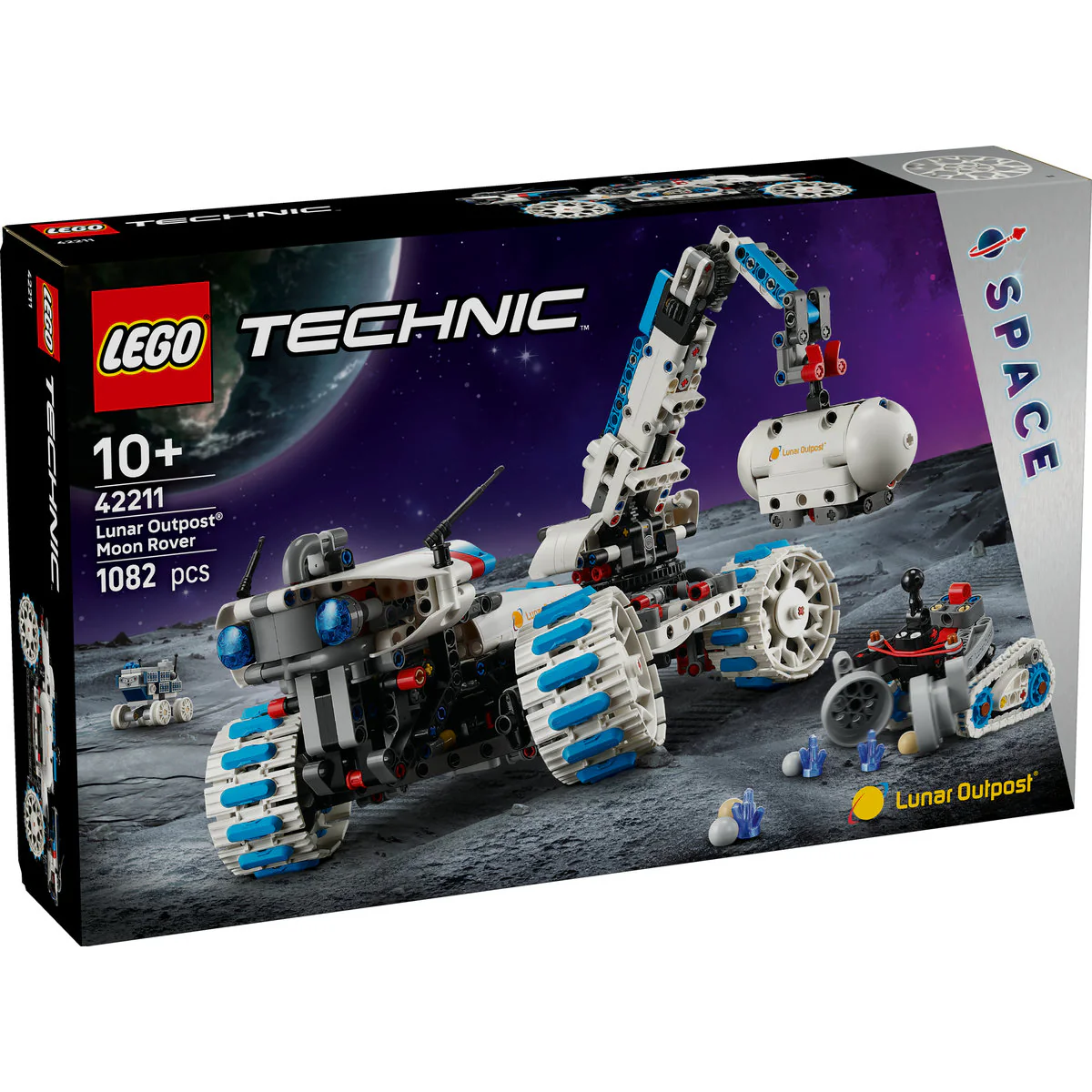 LEGO Technic Lunar Outpost Moon Rover Space Vehicle 42211 - Image 2