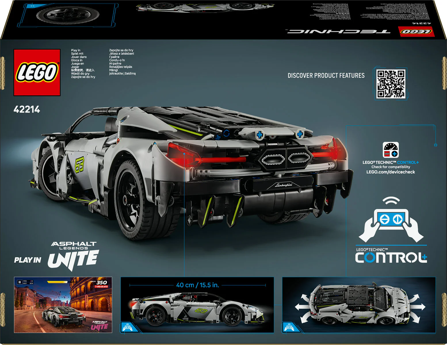 LEGO Technic Lamborghini Revuelto Super Sports Car 42214 - Image 4