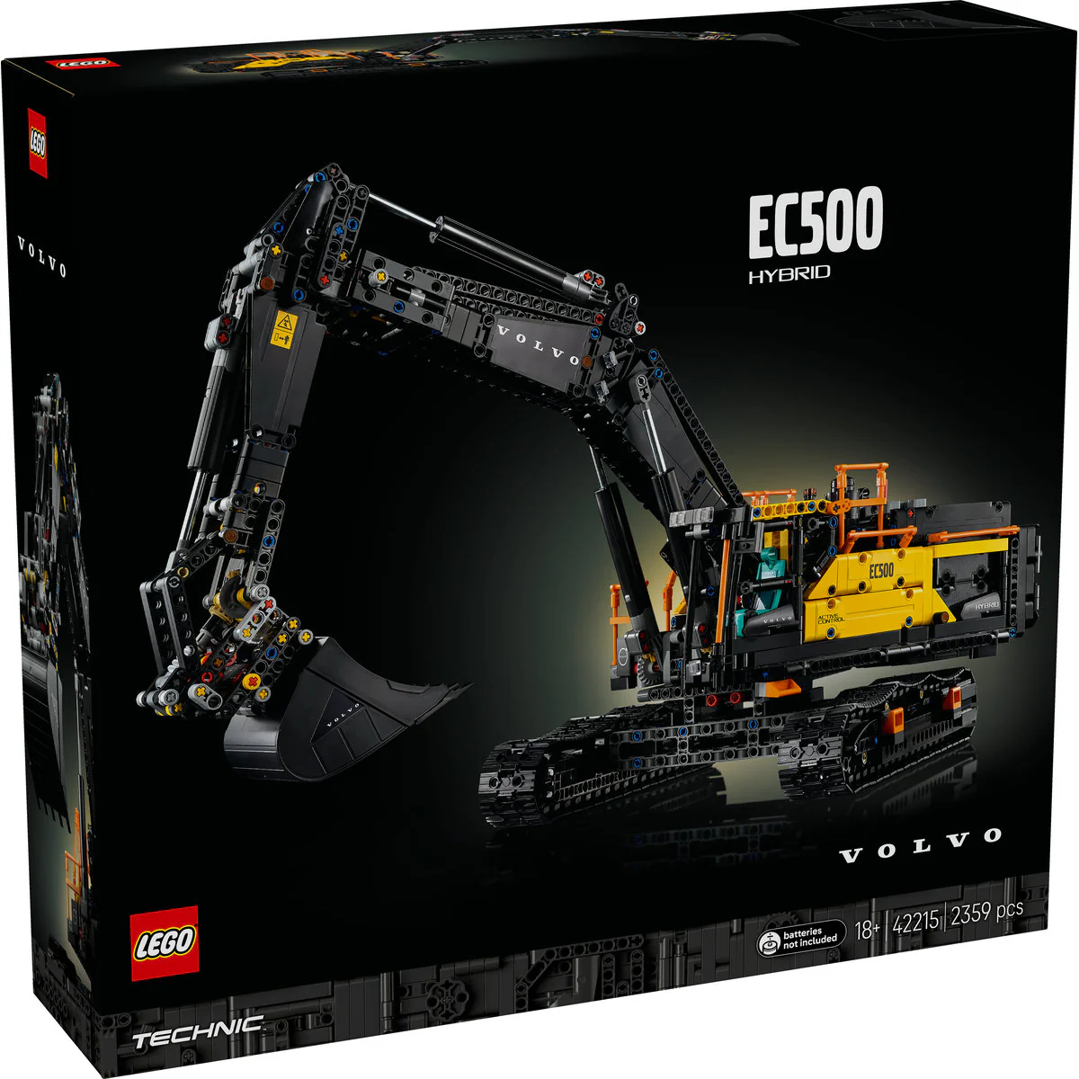LEGO Technic Volvo EC500 Hybrid Excavator Set 42215 - Image 2