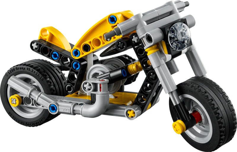 LEGO Technic Yellow Motorbike Toy Model Kit 42225 - Image 2