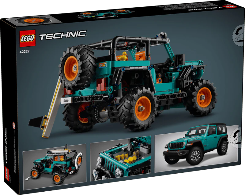 LEGO Technic Jeep Wrangler Rubicon SUV Car Toy 42227 - Image 3