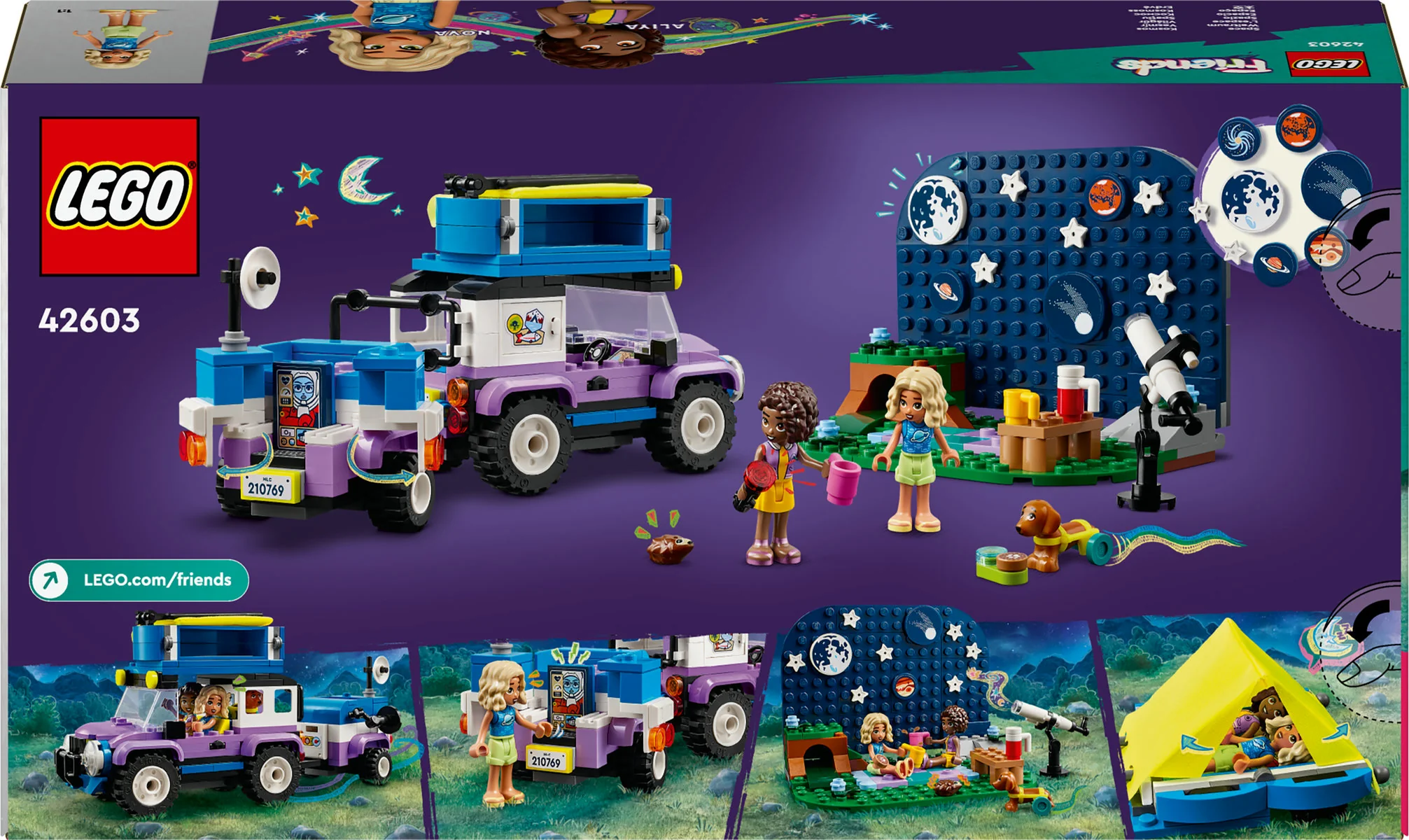 LEGO Friends Stargazing Camping Vehicle Toy 42603 - Image 3