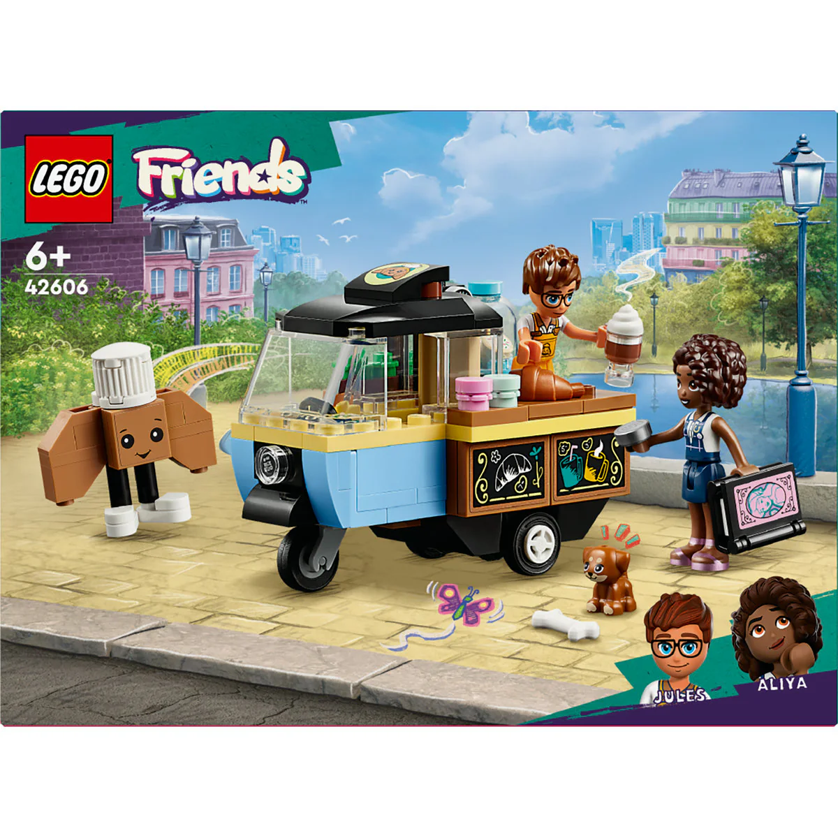 LEGO Friends Mobile Bakery Food Cart Toy Set 42606 - Image 2