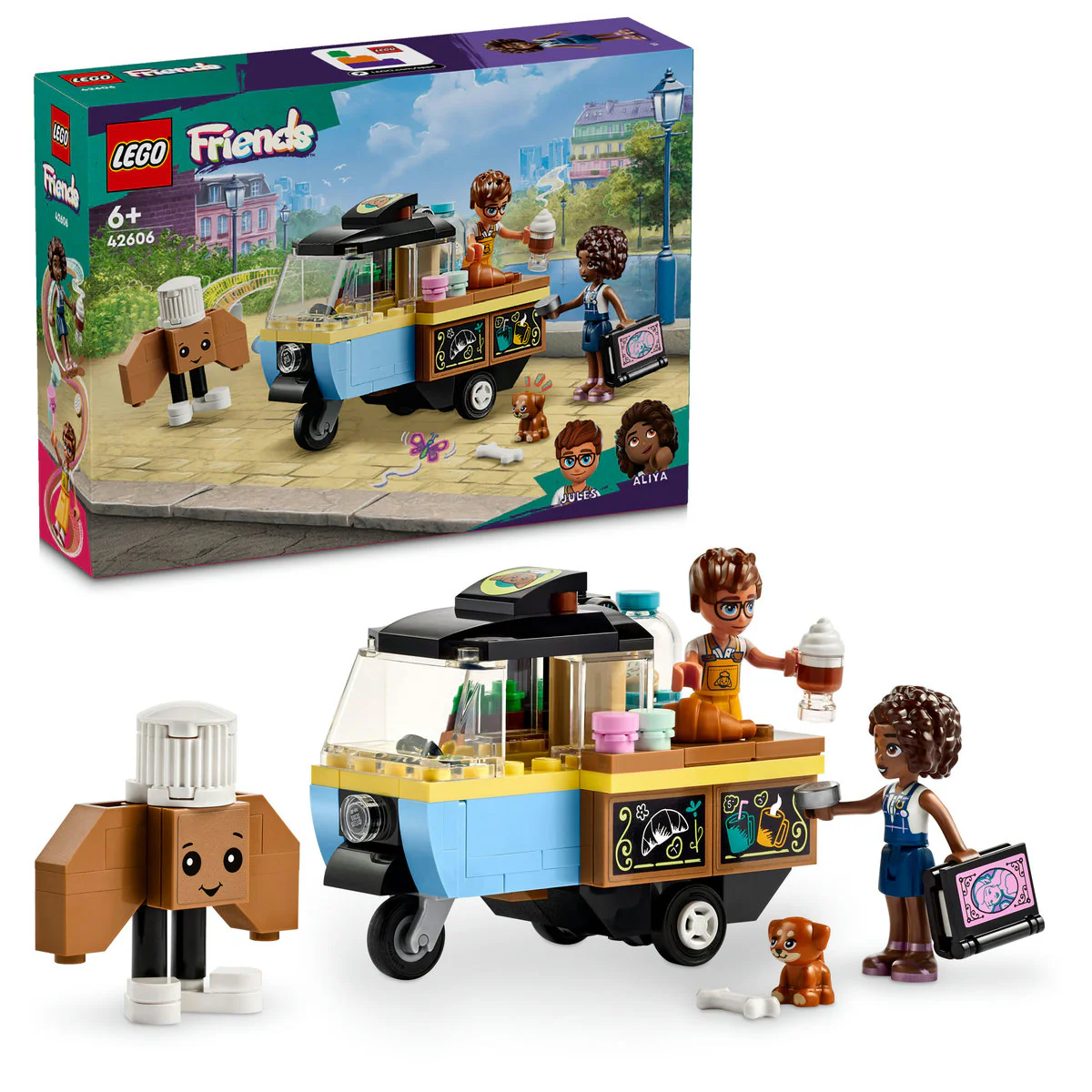 LEGO Friends Mobile Bakery Food Cart Toy Set 42606 - Image 4