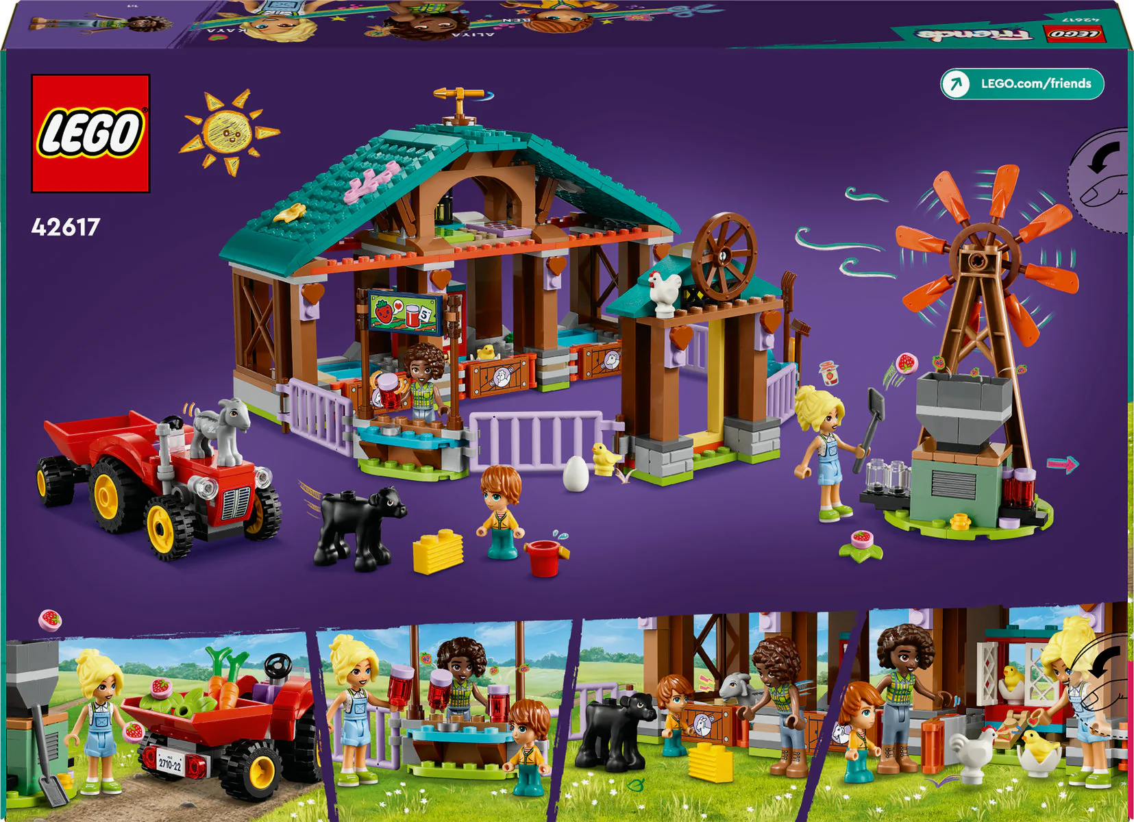 LEGO Friends Farm Animal Sanctuary Toy Set 42617 - Image 3