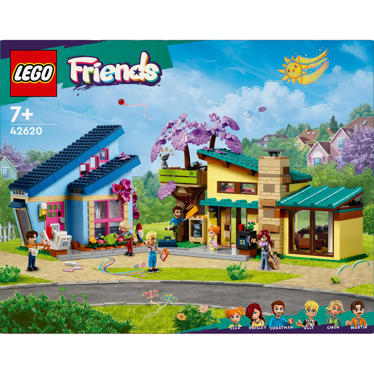 LEGO Friends Olly and Paisley's Family Houses 42620 - Image 2