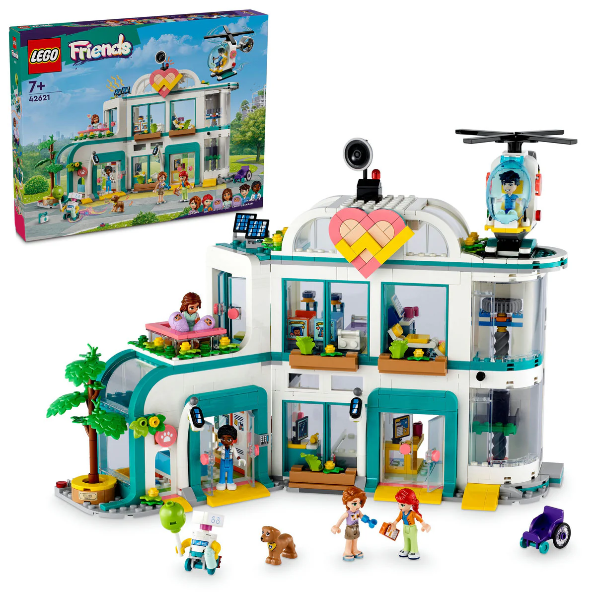 LEGO Friends Heartlake City Hospital Toy Set 42621 - Image 4