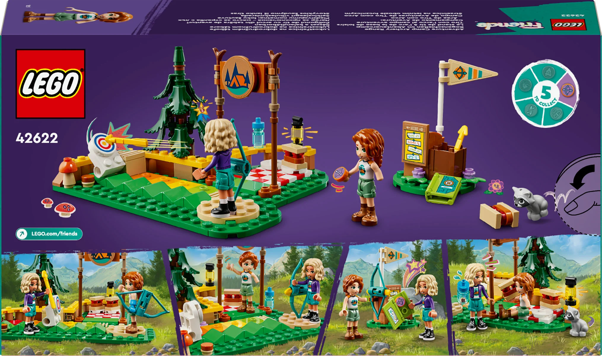LEGO Friends Adventure Camp Archery Range Toy 42622 - Image 3