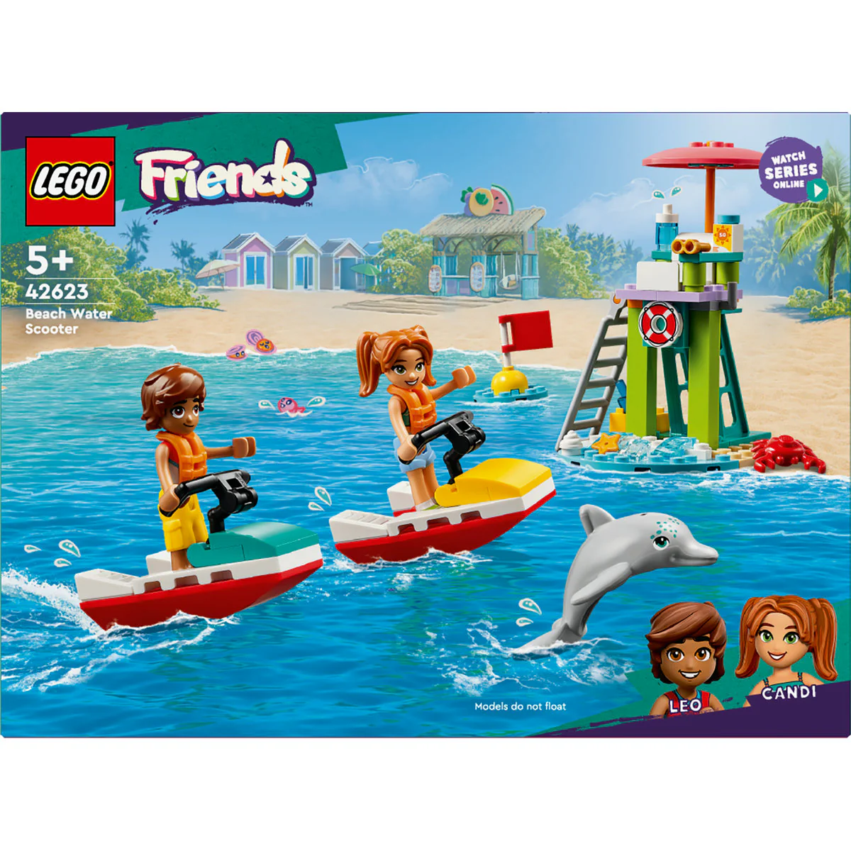 LEGO Friends Beach Water Scooter Building Toy 42623 - Image 2