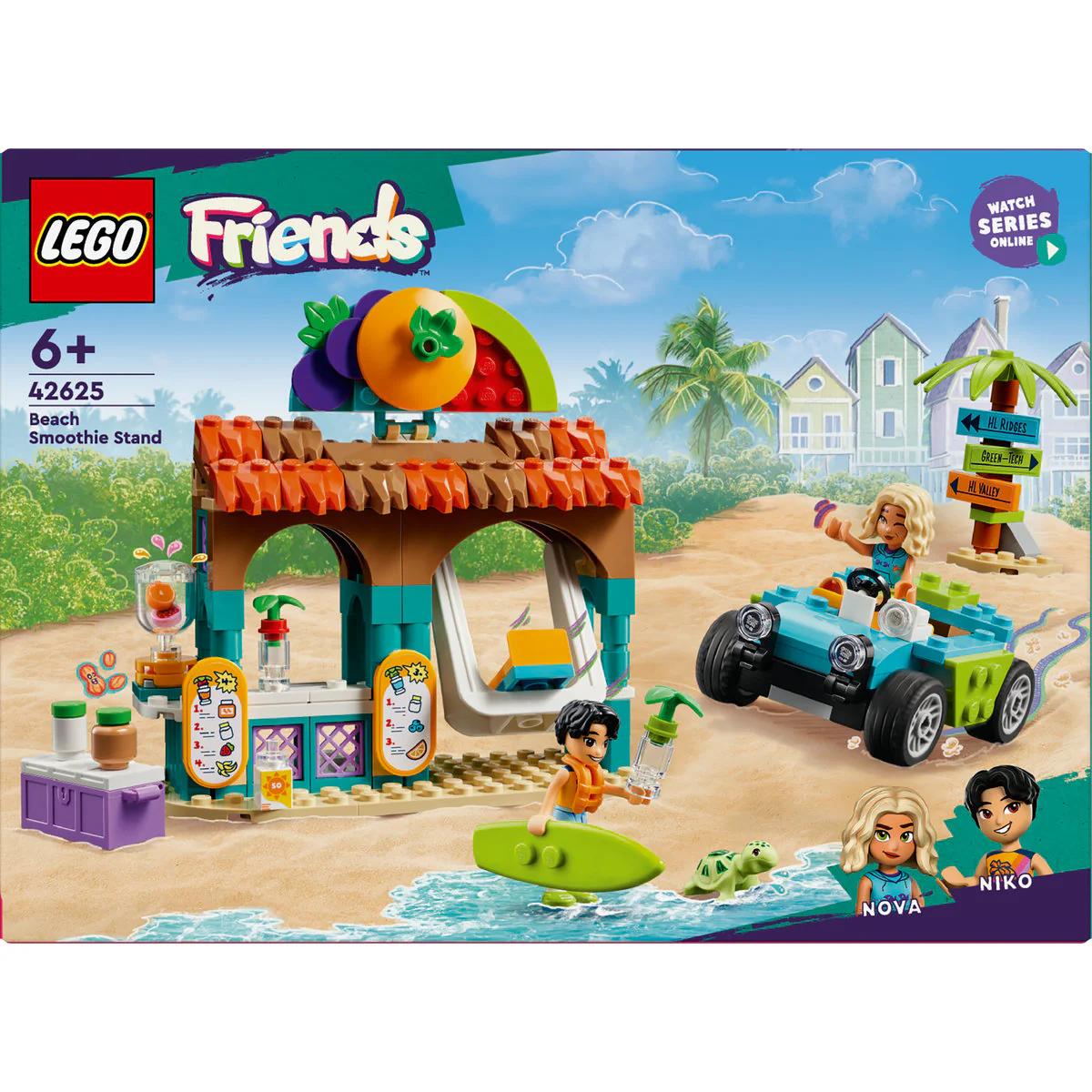 LEGO Friends Beach Smoothie Stand Food Toy Set 42625 - Image 2