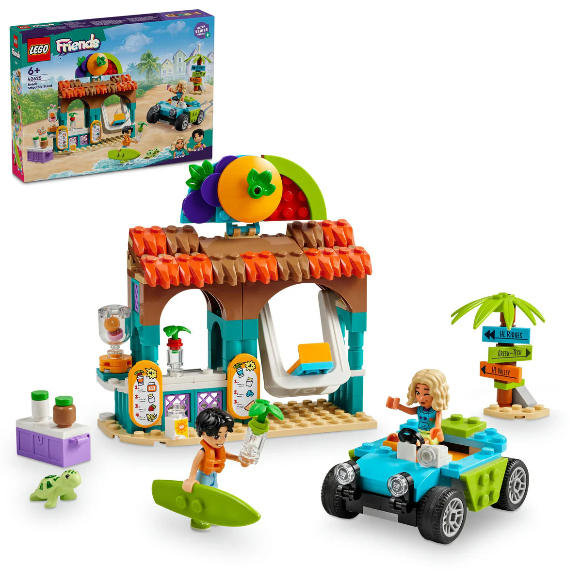 LEGO Friends Beach Smoothie Stand Food Toy Set 42625 - Image 4
