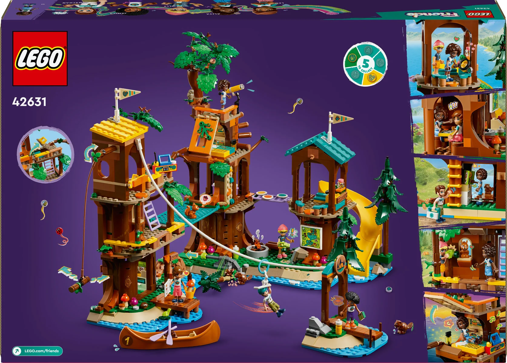 LEGO Friends Adventure Camp Tree House Toy set 42631 - Image 3