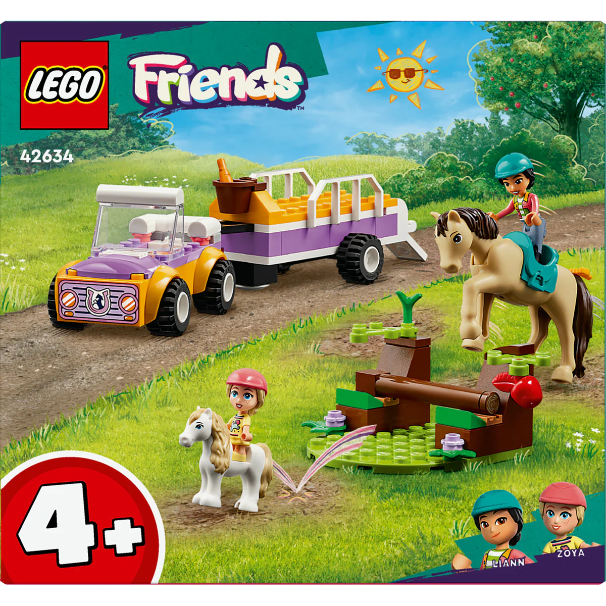 LEGO Friends Horse and Pony Trailer Toy 4+ Set 42634 - Image 2