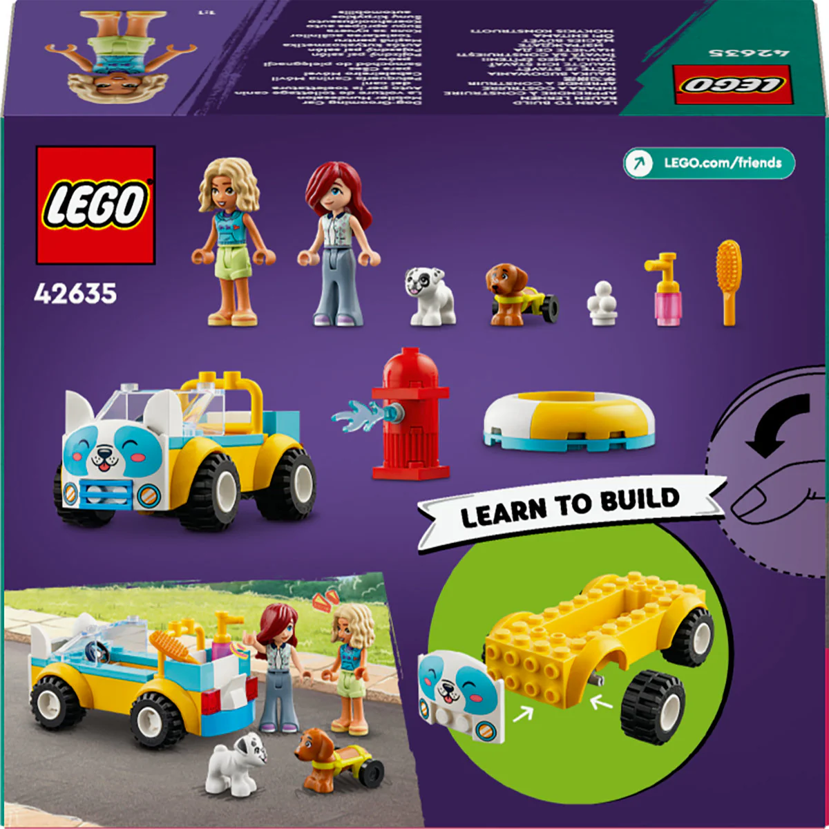 LEGO Friends Dog-Grooming Car, Animal Playset 42635 - Image 3