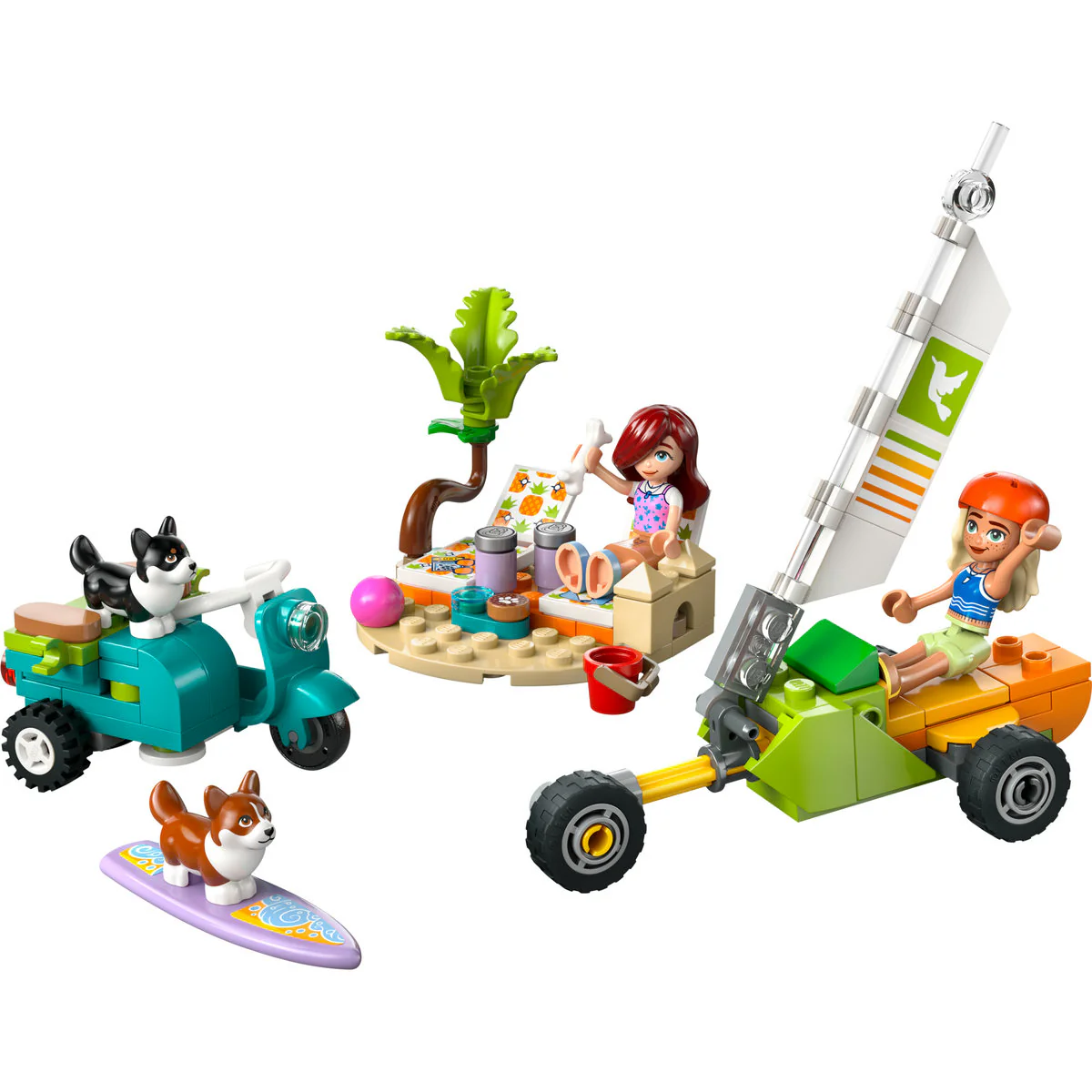 LEGO Friends Surfing Dogs and Scooter Adventure 42641 - Image 2