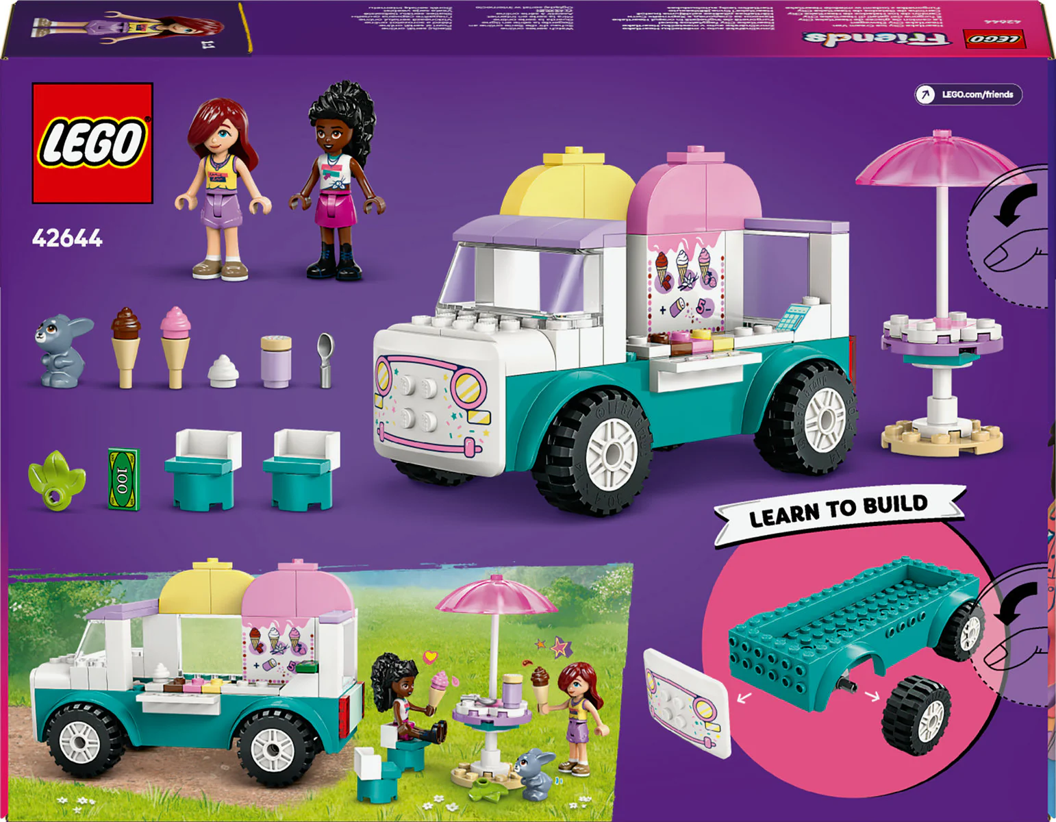 LEGO Friends Heartlake City Ice Cream Van 42644 - Image 3