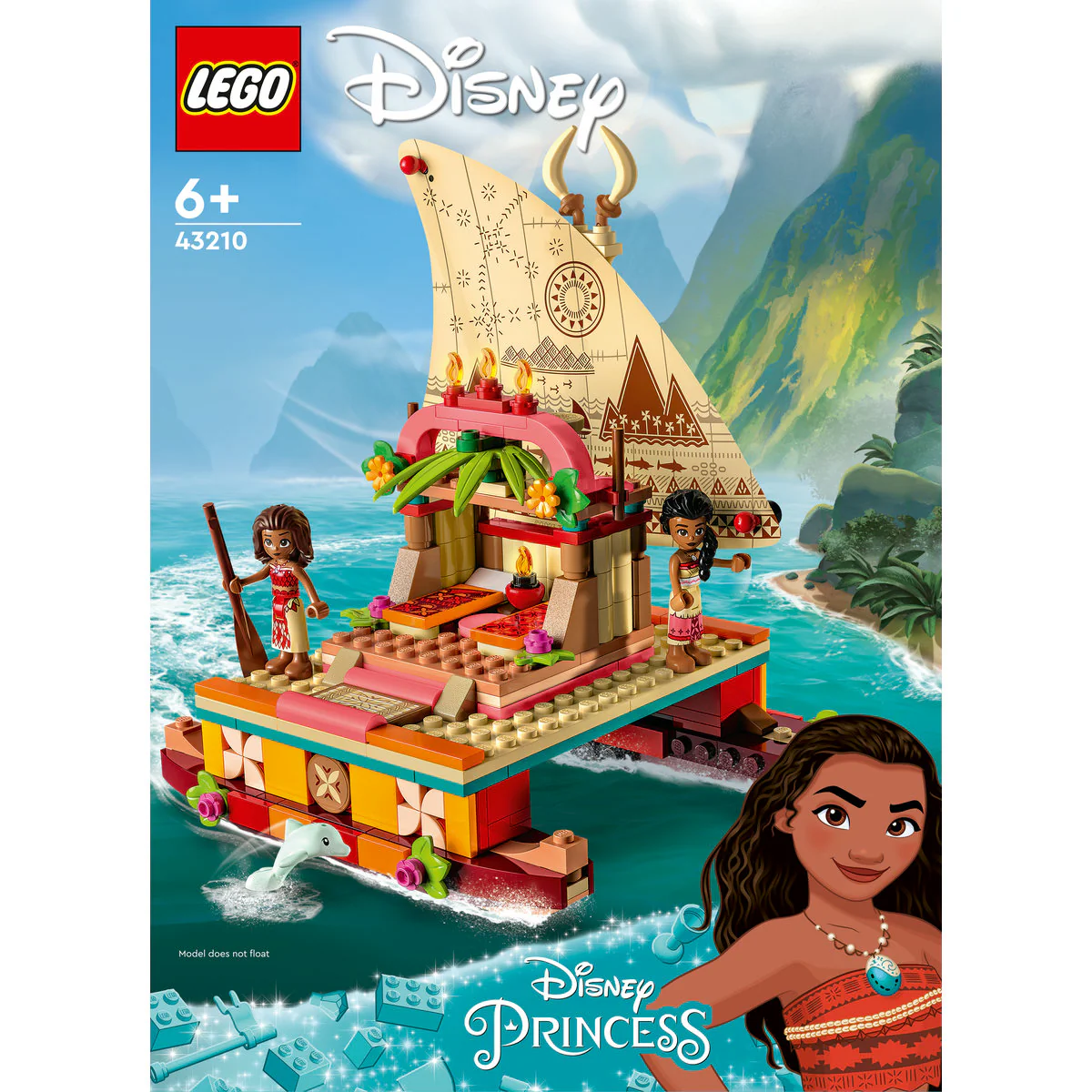 LEGODisney Princess Moana's Wayfinding Boat 43210 - Image 2