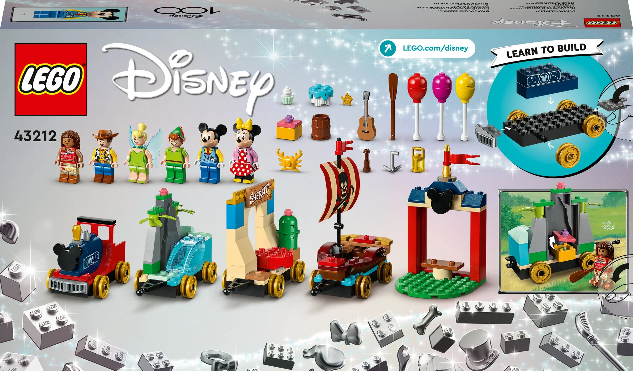 LEGO Disney: Disney Celebration Train 4+ Set 43212 - Image 3
