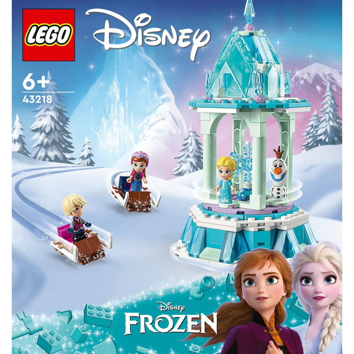 LEGO Disney Frozen Anna & Elsa Merry-Go-Round 43218 - Image 2