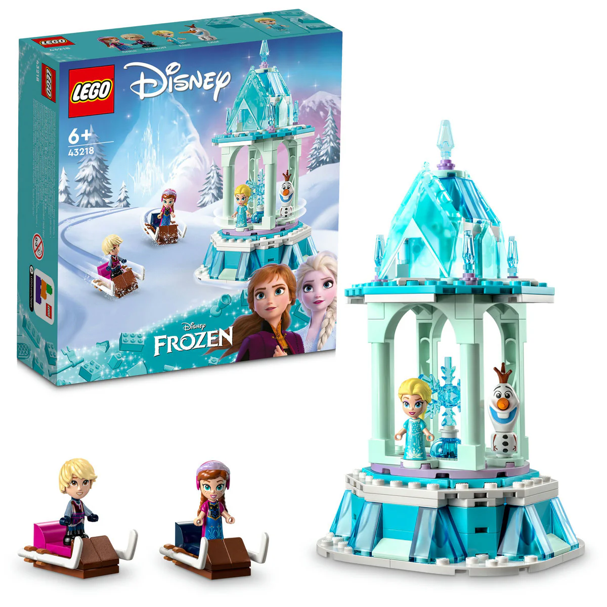LEGO Disney Frozen Anna & Elsa Merry-Go-Round 43218 - Image 4