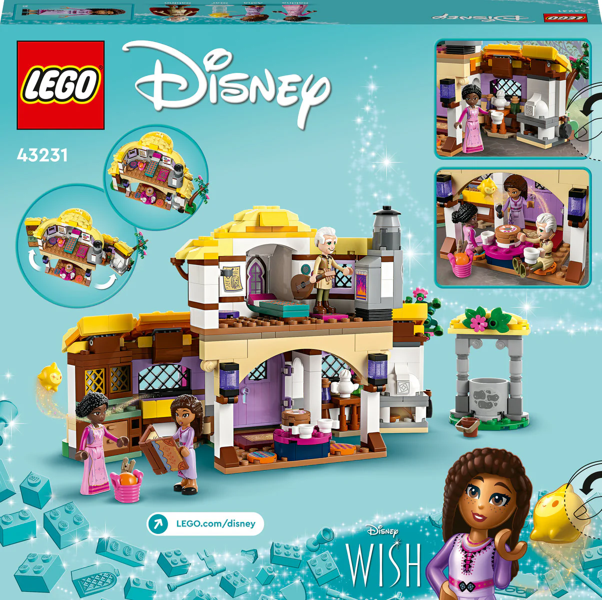LEGO Disney Wish Asha's Cottage Dollshouse Set 43231 - Image 3
