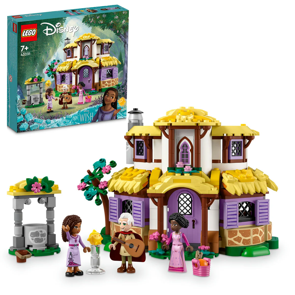 LEGO Disney Wish Asha's Cottage Dollshouse Set 43231 - Image 4
