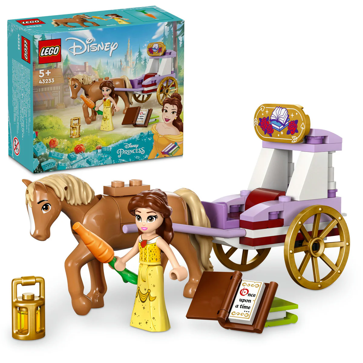 LEGO Disney Princess Belle’s Storytime Horse Carriage 43233 - Image 4