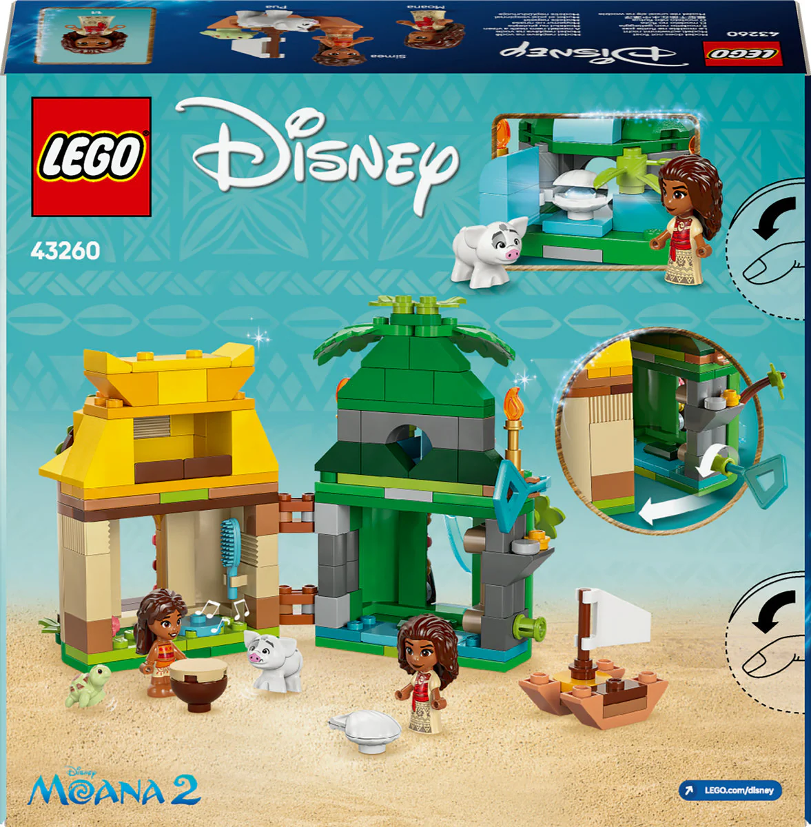 LEGO Disney Princess Moana’s Island Fun Set 43260 - Image 3