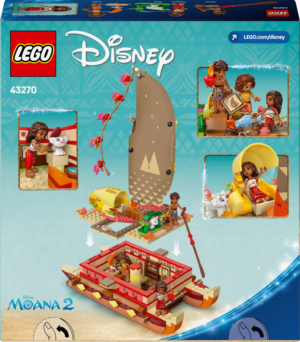 LEGO Disney Princess Moana’s Adventure Canoe 43270 - Image 3