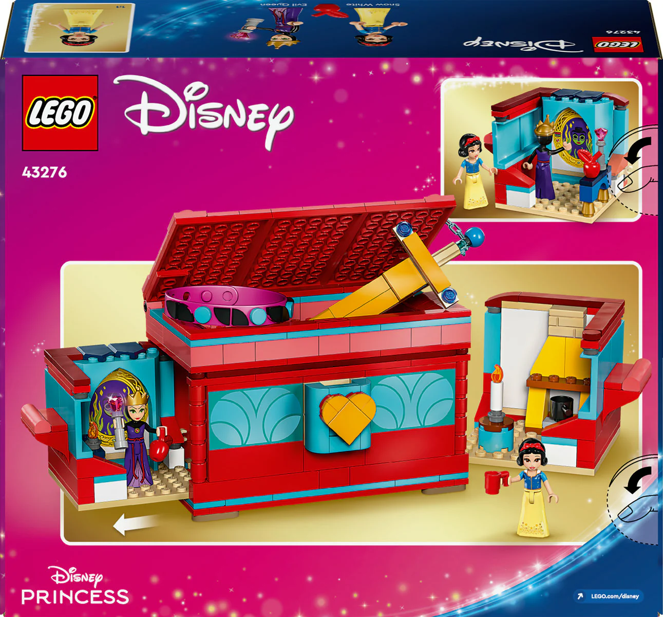 LEGO Disney Snow White’s Jewellery Box Set 43276 - Image 3