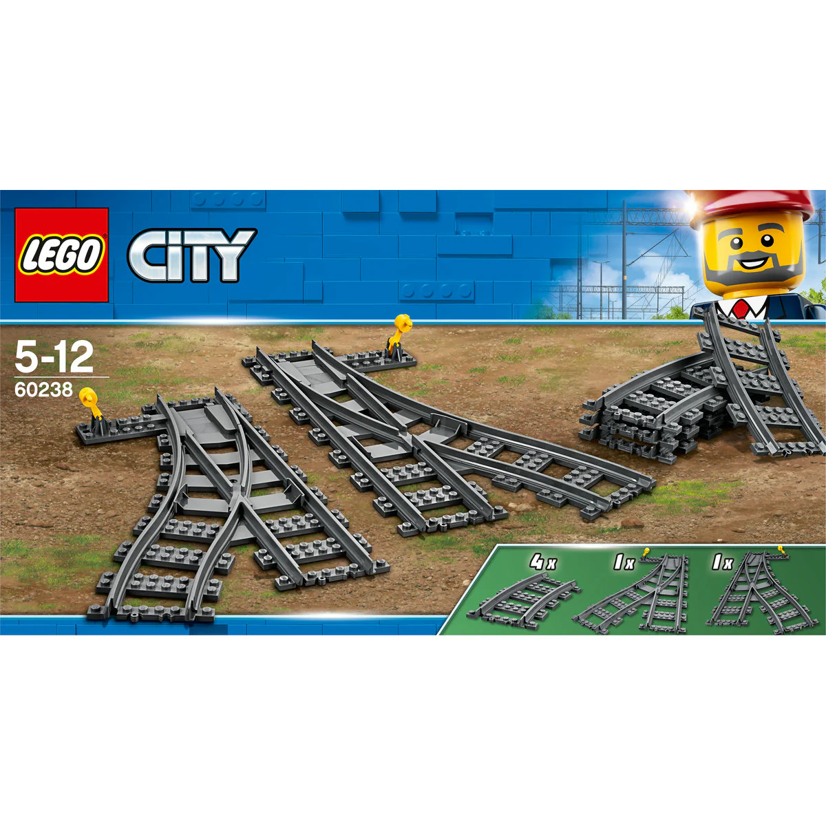 LEGO City Switch Tracks 60238 - Image 2
