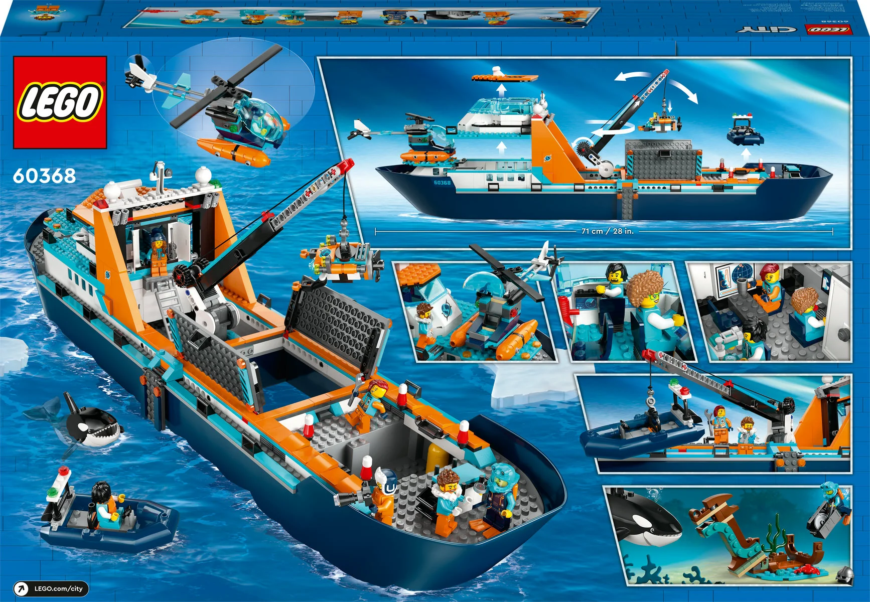 LEGO City Arctic Explorer Ship 60368 - Image 2