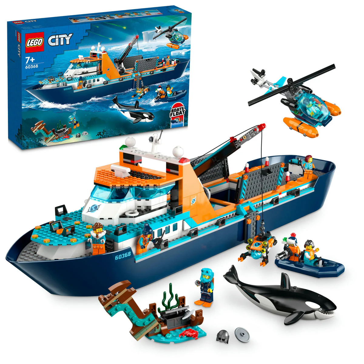 LEGO City Arctic Explorer Ship 60368 - Image 3