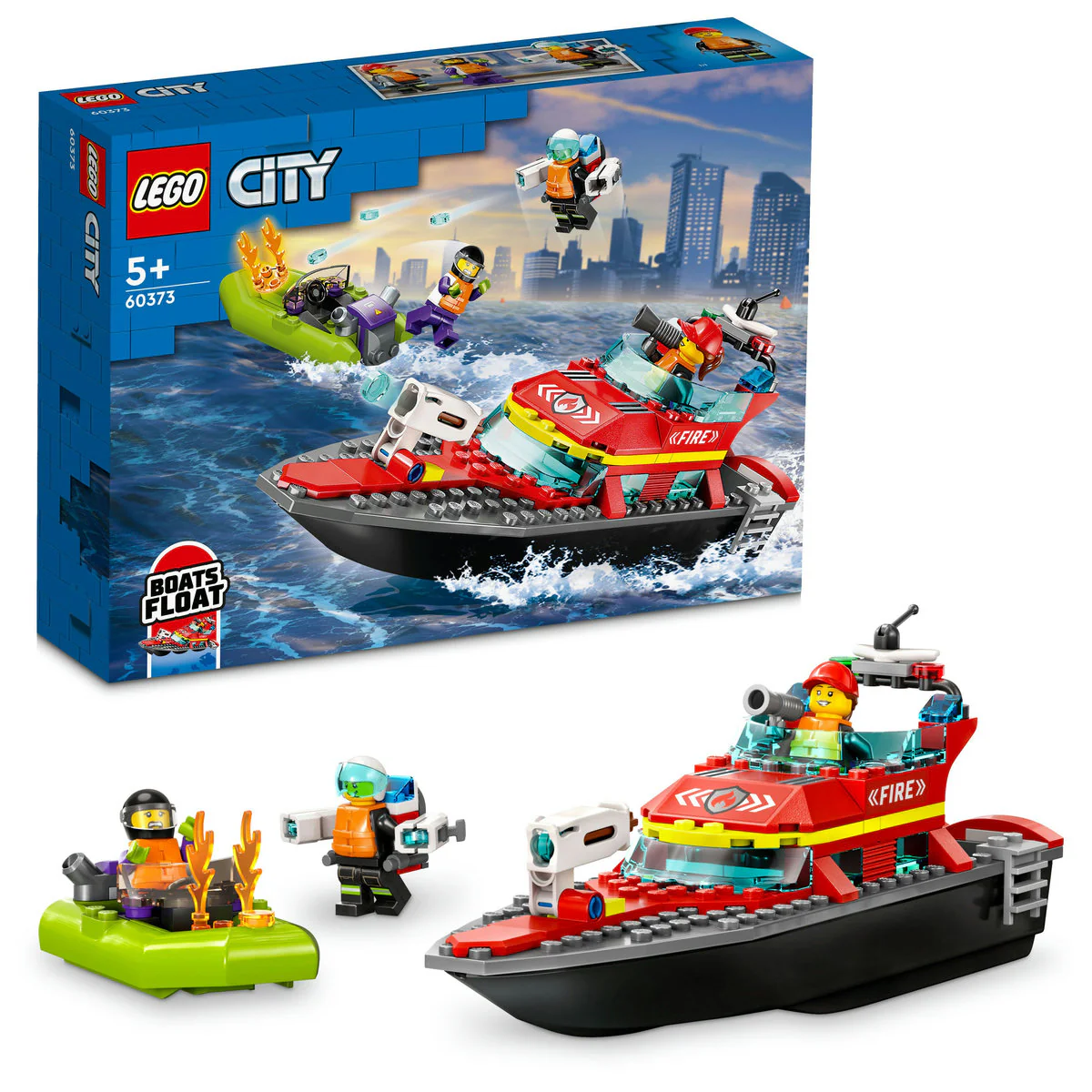 LEGO City Fire Rescue Boat 60373 - Image 3