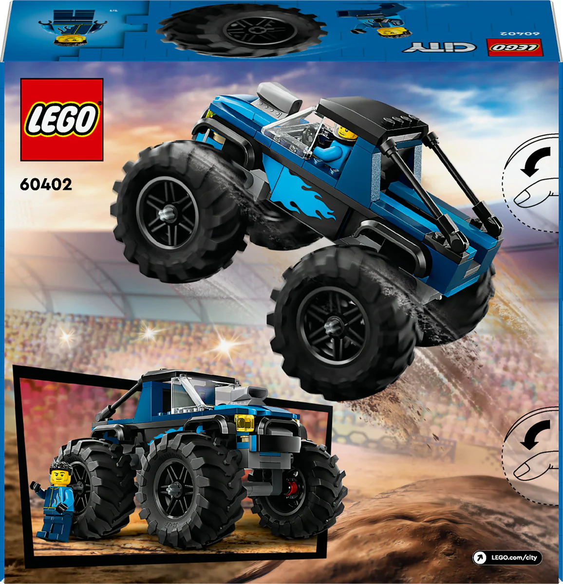LEGO City Blue Monster Truck 60402 - Image 2