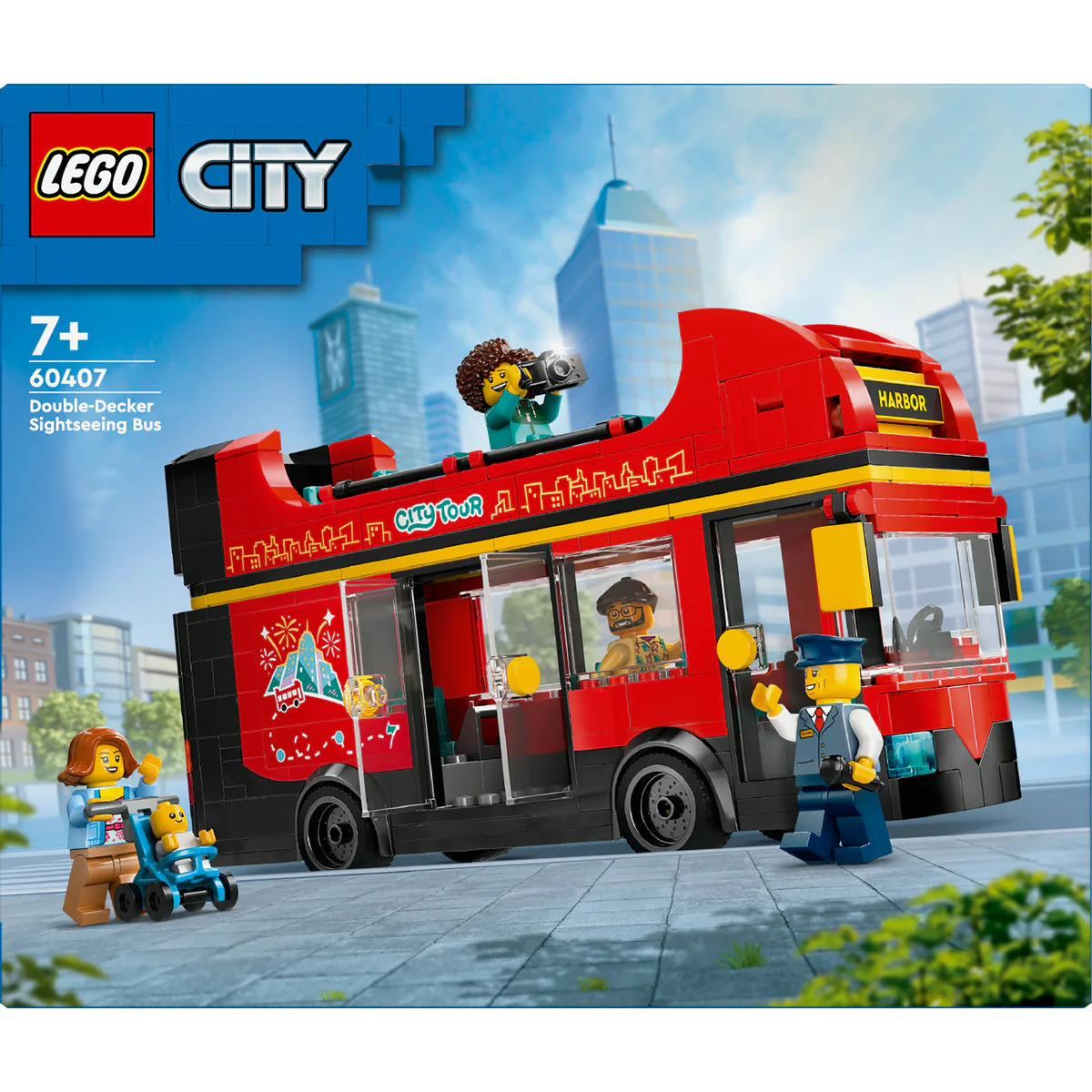 LEGO City Red Double-Decker Sightseeing Bus 60407 - Image 2